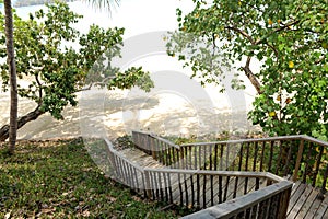 Stairway to the beach