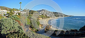 Stairway to beach below the Montage Resort ,South Laguna Beach California.