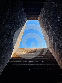 Stairway to the blue sky