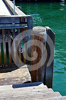 Stairway to the harbor at Walsh Bay