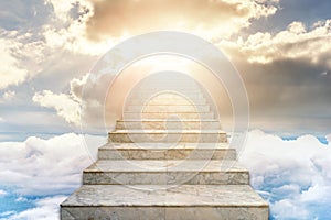 Stairway to heaven. Concept Religion
