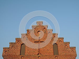 Stairway to Heaven - gable of church with cross