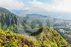 Stairway to Heaven in Oahu island Hawaii