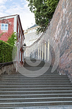 Stairway to the Prague Castle