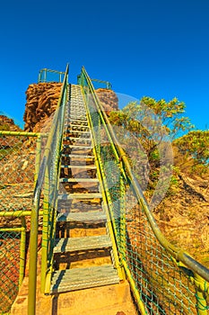 Stairway to Pulpit Rock