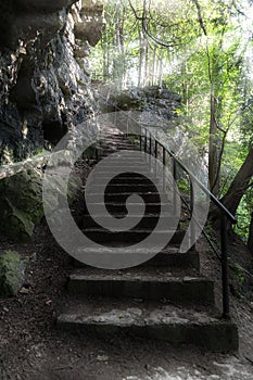 Stairway to the Top of the Elora Gorge