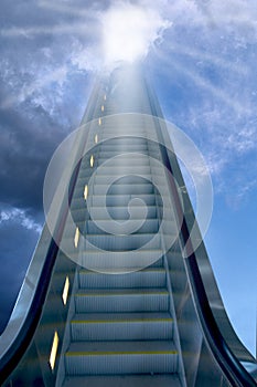 Escalera sobre el cielo 