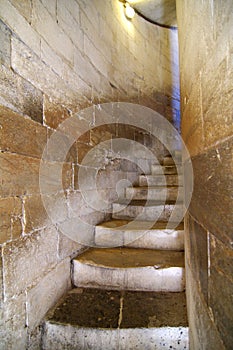 Stairwell inside tower