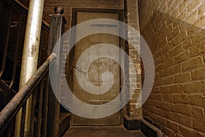 Stairwell in old building three