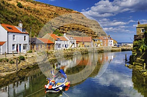 Staithes harbor