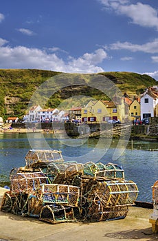 Staithes harbor