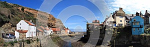 Staithes Harbour town in North Yorkshire