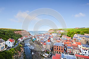 Staithes, North Yorkshire, England.