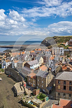 Staithes in Yorkshire England