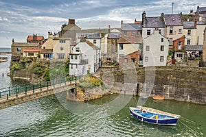 Staithes in Yorkshire England