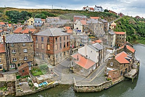 Staithes in Yorkshire England