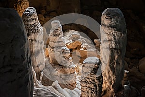 Stalacmites at Dragon cave, Konglor Loop, Thakhek, Laos