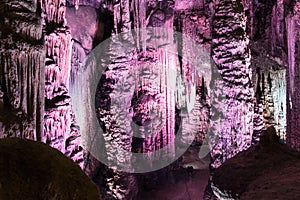 Stalactite cave of Arta Majorca Spain