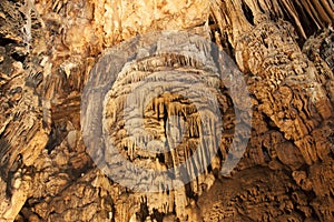 The stalactite cave in Croatia, Europe photo