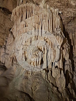 stalactite cave in Perama Ioannina Greece