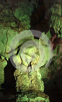 Stalactite in the cave