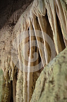 Stalactite Cave Thailand Island old Detail dark