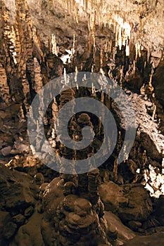 Stalactite and stalagmite