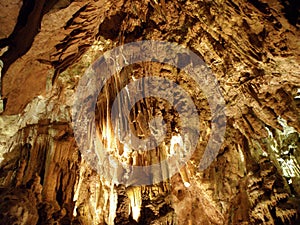 Stalactite and stalagmite Cave