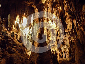 Stalactite and stalagmite Cave