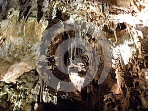 Stalactite and stalagmite Cave