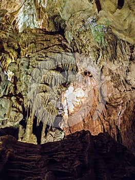 Stalactite and stalagmite Cave