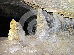 Stalactite and stalagmite cave, Slovakia