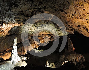 Stalactite and stalagmite cave, Slovakia