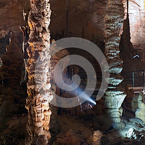 Stalactite stalagmite cavern photo