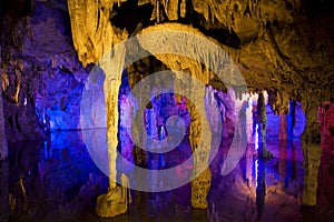 Stalactite and Stalagmite Formations photo