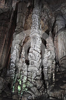 Stalactite in the underground