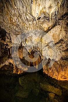 Stalactite underground cave, Demanovska, Slovakia
