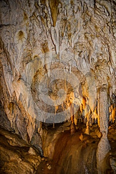 Stalactite underground cave, Demanovska, Slovakia