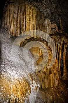 Stalactite underground cave, Demanovska, Slovakia