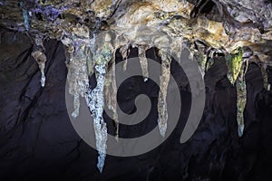 Stalactites of Akiyoshi Cave, the Umbrellas photo