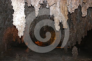 Stalactites at Carlsbad Caverns New Mexico photo