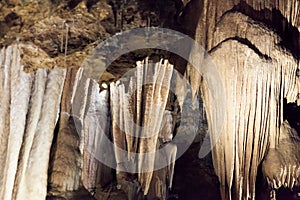Stalactites In A Cave