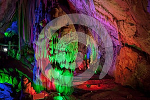 Stalactites cave,China photo