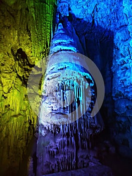 Stalactites Cave, Unique Colorful Karst Cavern