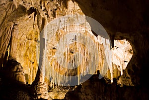 Stalactites & Columns In Carlsbad Caverns photo