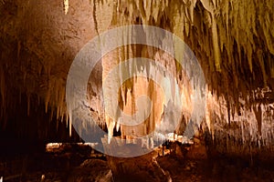 Stalactites in Jewel cave Western Australia