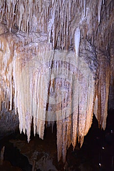 Stalactites in Jewel cave Western Australia