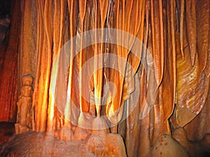 Stalactites and stalagmite cave