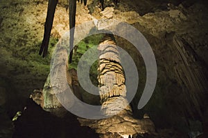 Stalactites and stalagmites
