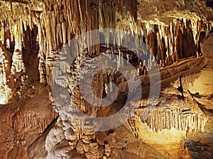 Stalactites and stalagmites